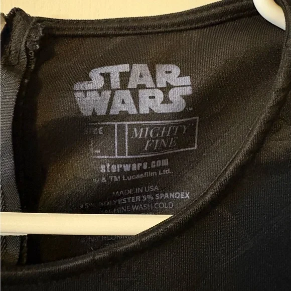 Mighty Fine Star Wars Embossed Darth Vader Skater Dress - Picture 4 of 5